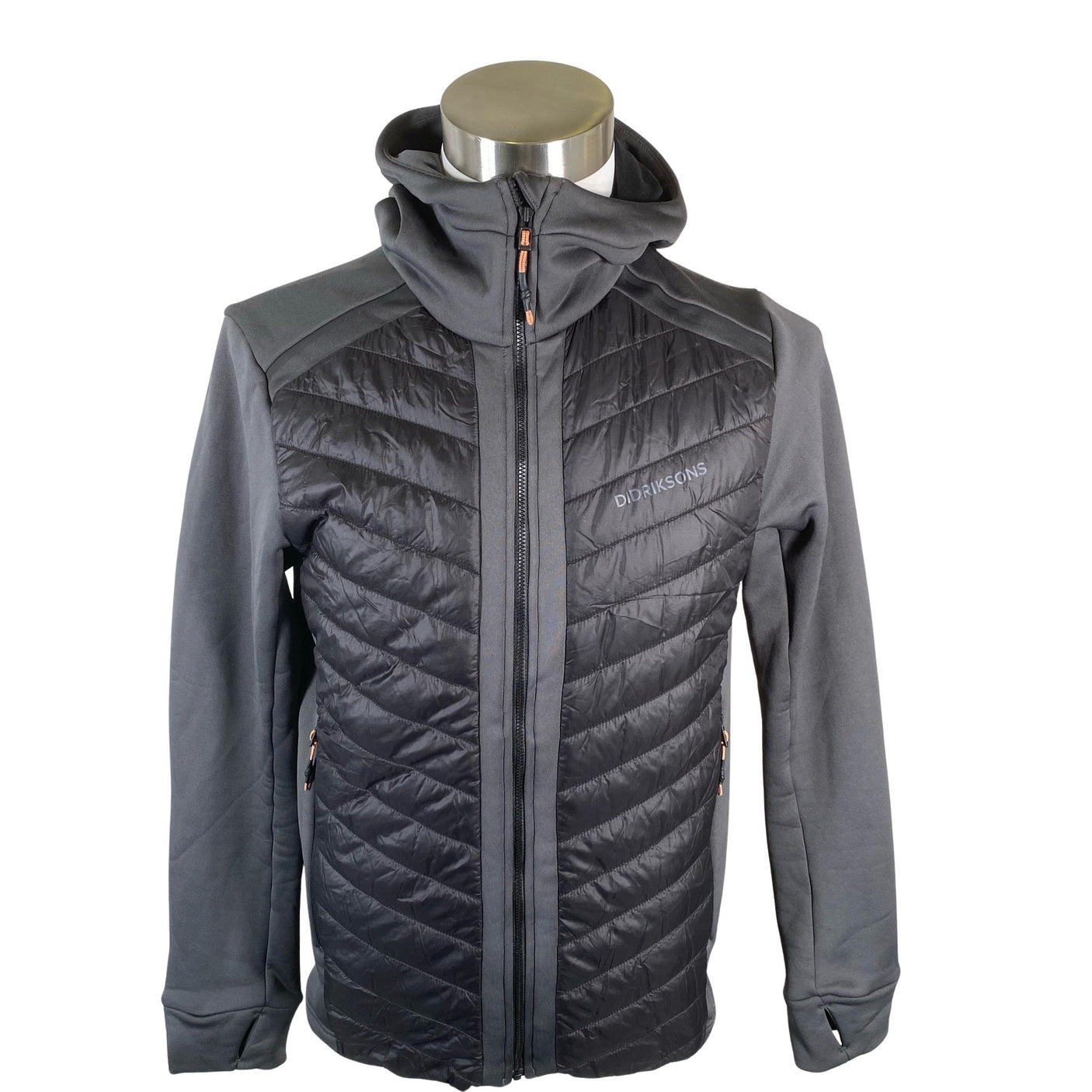 Unisex Didriksons - Track jacket, size M - Gray (1)