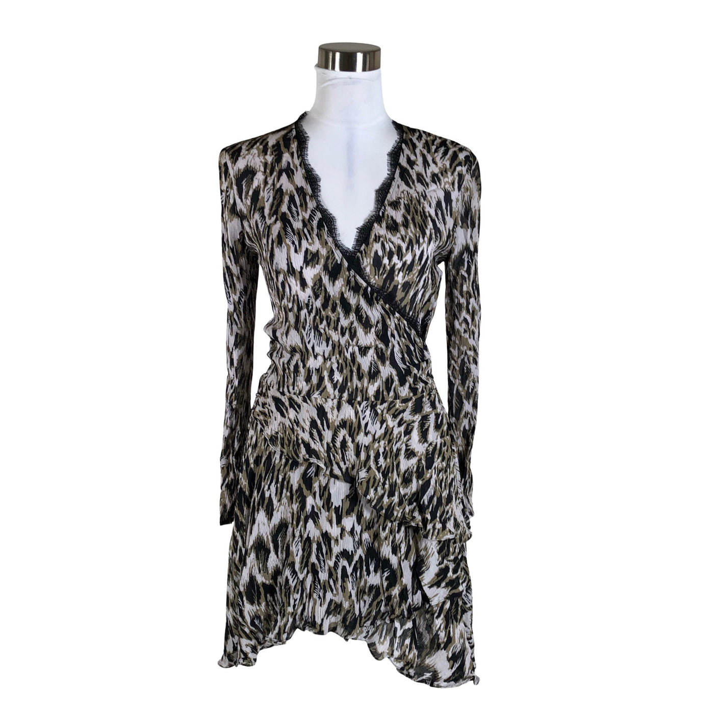 Unisex Bimba Y Lola - Schiffon dress, size 38 - Beige (1)