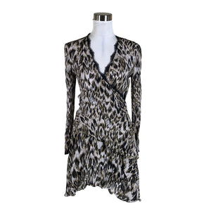 Unisex Bimba Y Lola - Schiffon dress, size 38 - Beige (1)