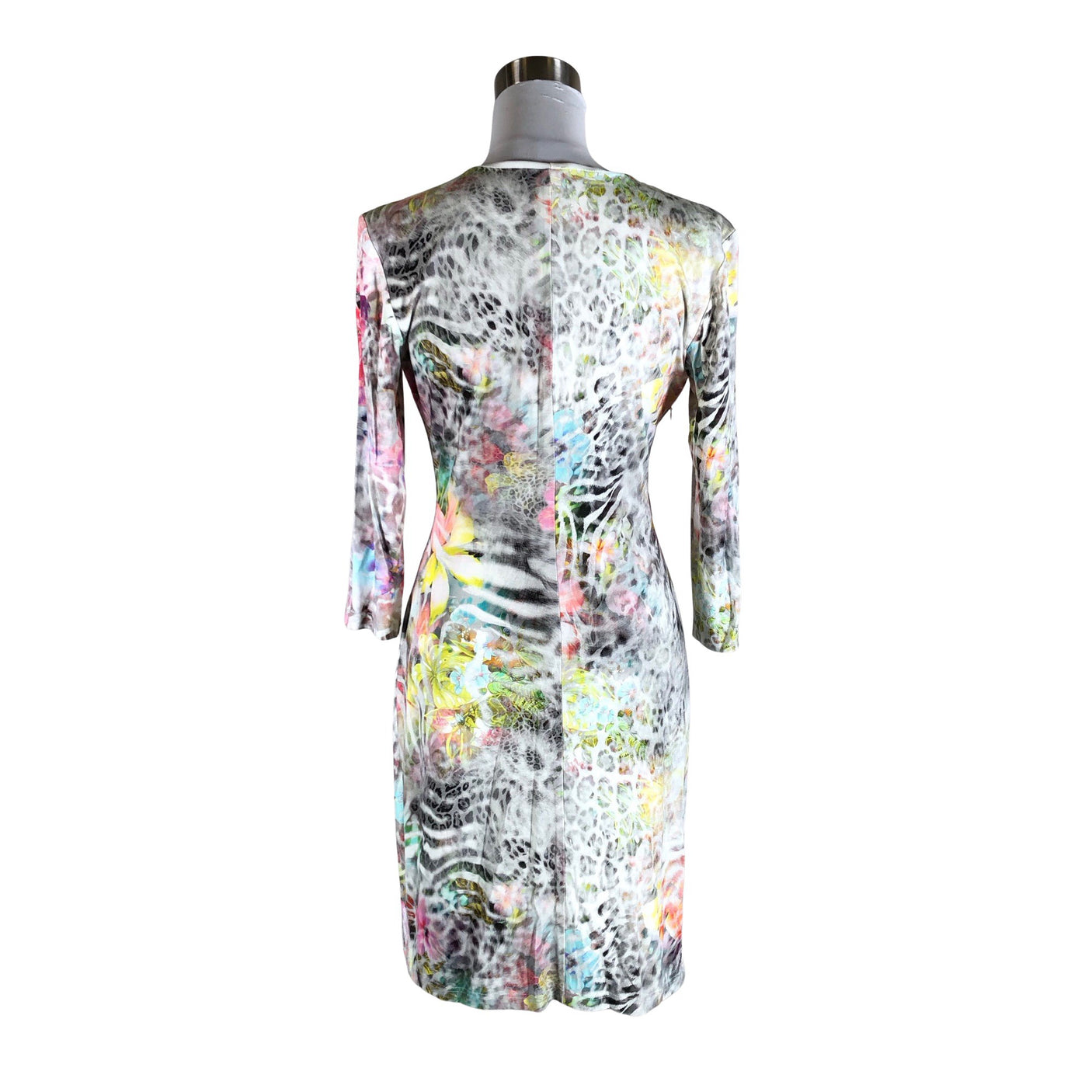 Unisex Betty Barclay - Tricot dress, size 38 - Gray (2)