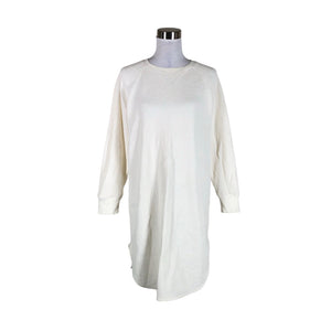 Unisex Uniqlo - Sweatshirt tunic, size 40 - White (1)