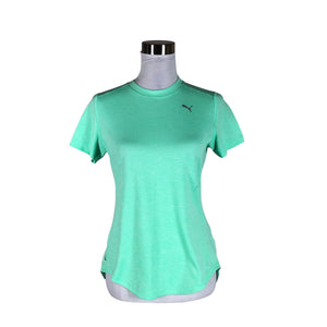 Unisex Puma - Sports shirt, short sleeve, size 36 - Green (1)