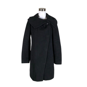 Unisex MasCara - Wool coat, size 34 - Black (1)