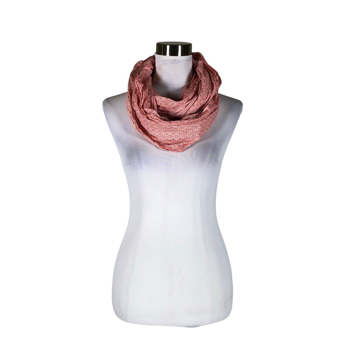 Unisex Esprit - Circle scarf, size Midi - Red (1)