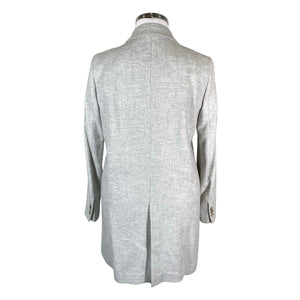 Unisex Massimo Dutti - Wool coat, size 42 - Gray (2)