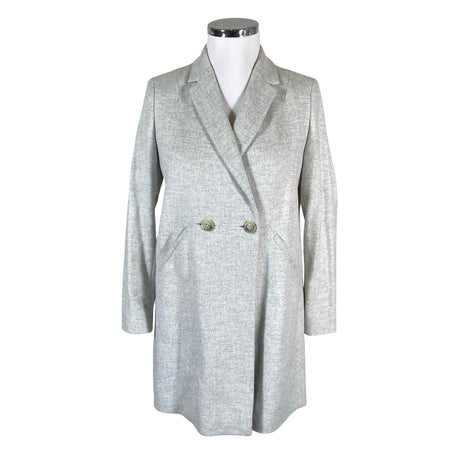 Unisex Massimo Dutti - Wool coat, size 42 - Gray ()