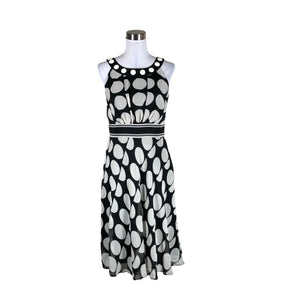 Unisex Wallis - Schiffon dress, size 40 - Black (1)