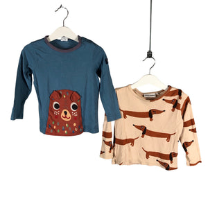 Unisex Mainio - Tricot shirt, size 92 - 98 - Brown (1)