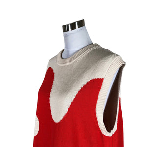 Unisex Marimekko - Knit vest, size 38 - Beige (3)