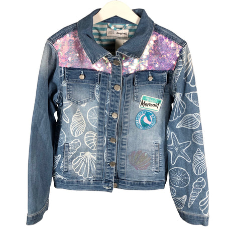 Unisex Desigual - Denim jacket, size 146 - 152 - Light blue ()