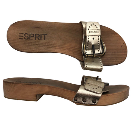 Unisex Esprit - Sandals, size 38 - Gold ()