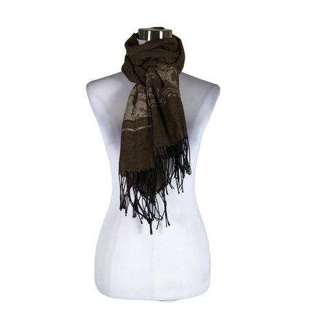 Unisex Pashmina - Scarf, size Midi - Brown ()