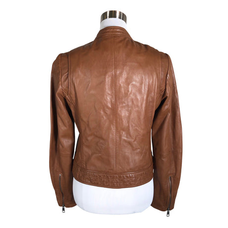 Unisex Esprit - Leather jacket, size 38 - Brown (2)