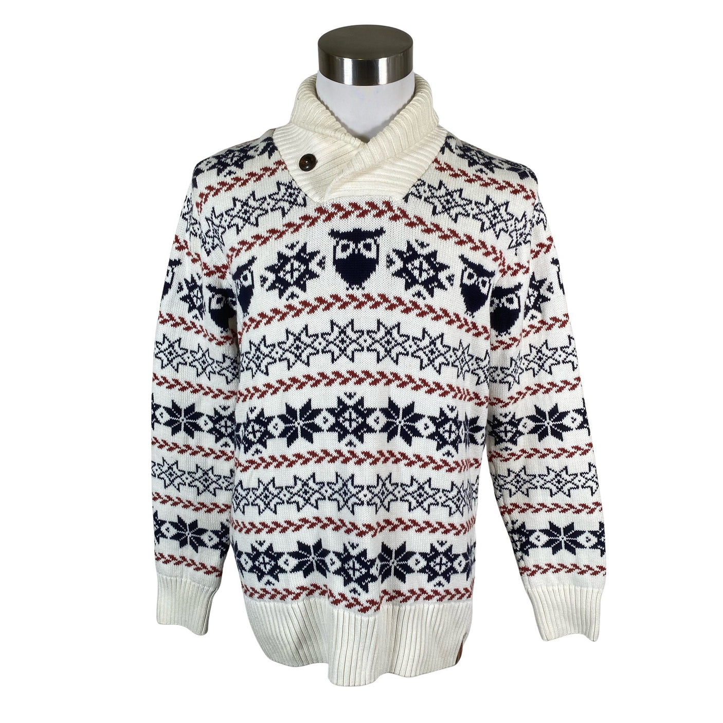 Unisex Knowledge Cotton Apparel - Sweater, size XL - Natural white (1)