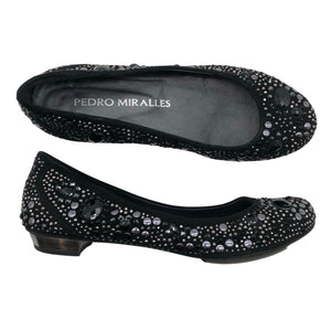 Unisex Pedro Miralles - Festive ballerinas, size 38 - Black (1)