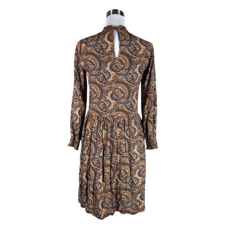 Unisex Soyaconcept - Schiffon dress, size 34 - Brown (2)