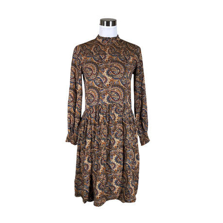Unisex Soyaconcept - Schiffon dress, size 34 - Brown ()