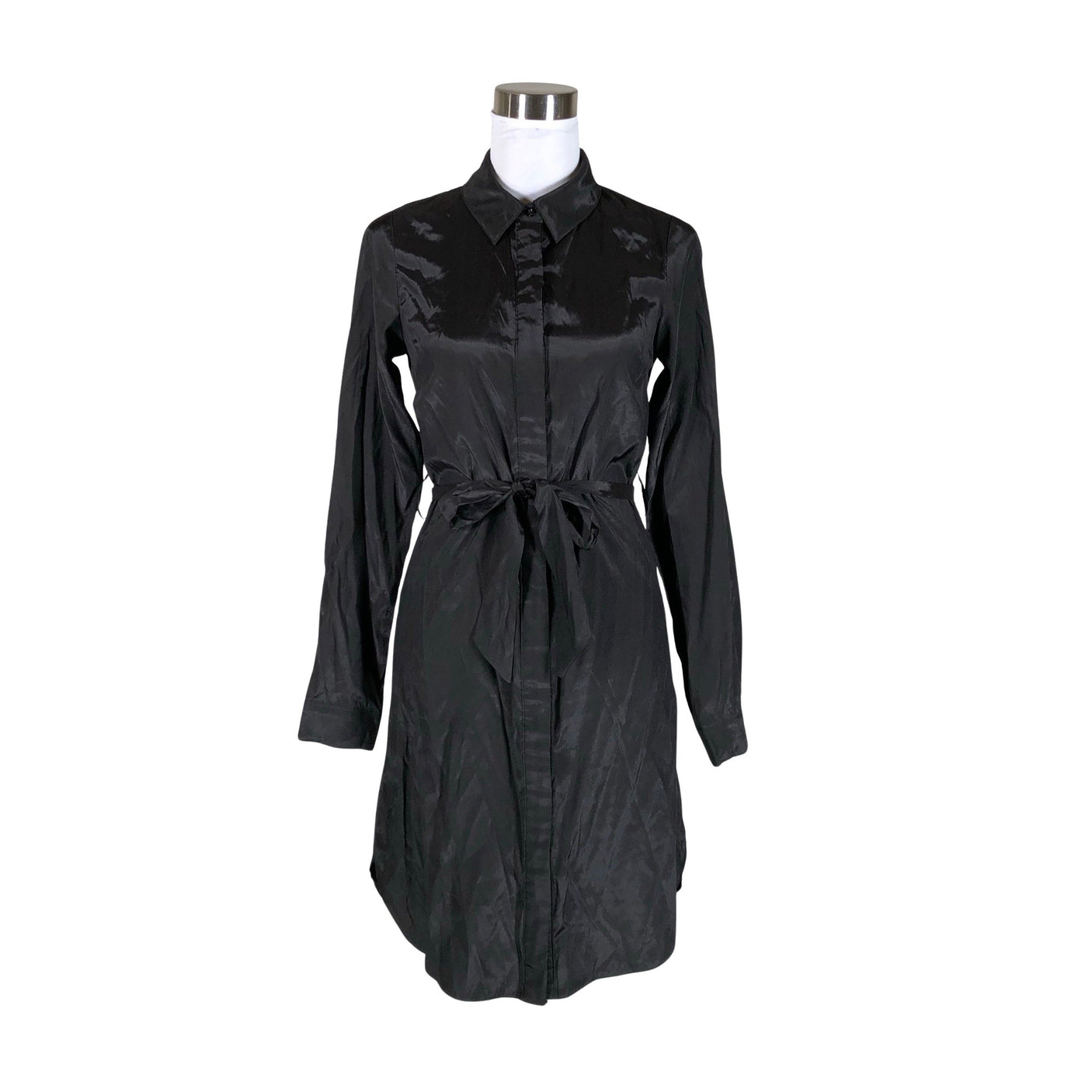 Unisex Na-KD - Schiffon dress, size 34 - Black (1)