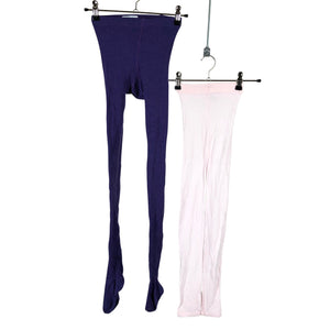 Unisex Pop & Co Helsinki - Stockings, thick, size 128 - 134 - Violet (1)