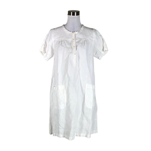 Unisex R-collection - Dress, size 40 - White (1)