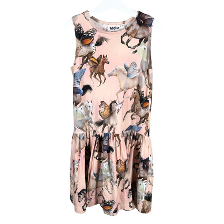 Unisex Molo Kids - Tricot dress, size 134 - 140 - Light pink ()