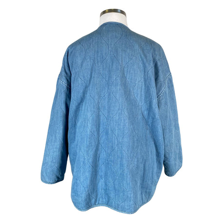 Unisex Sézane - Quilted jacket, size 44 - Light blue (2)