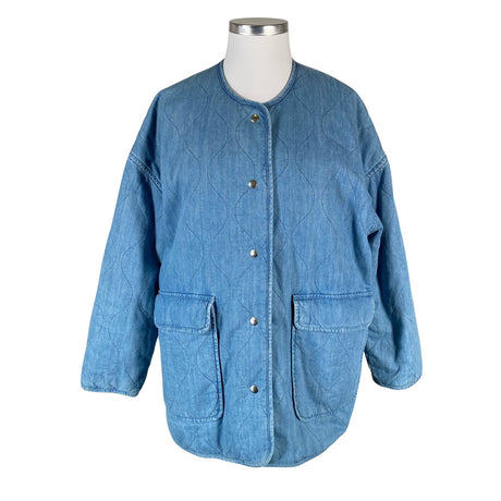 Unisex Sézane - Quilted jacket, size 44 - Light blue ()