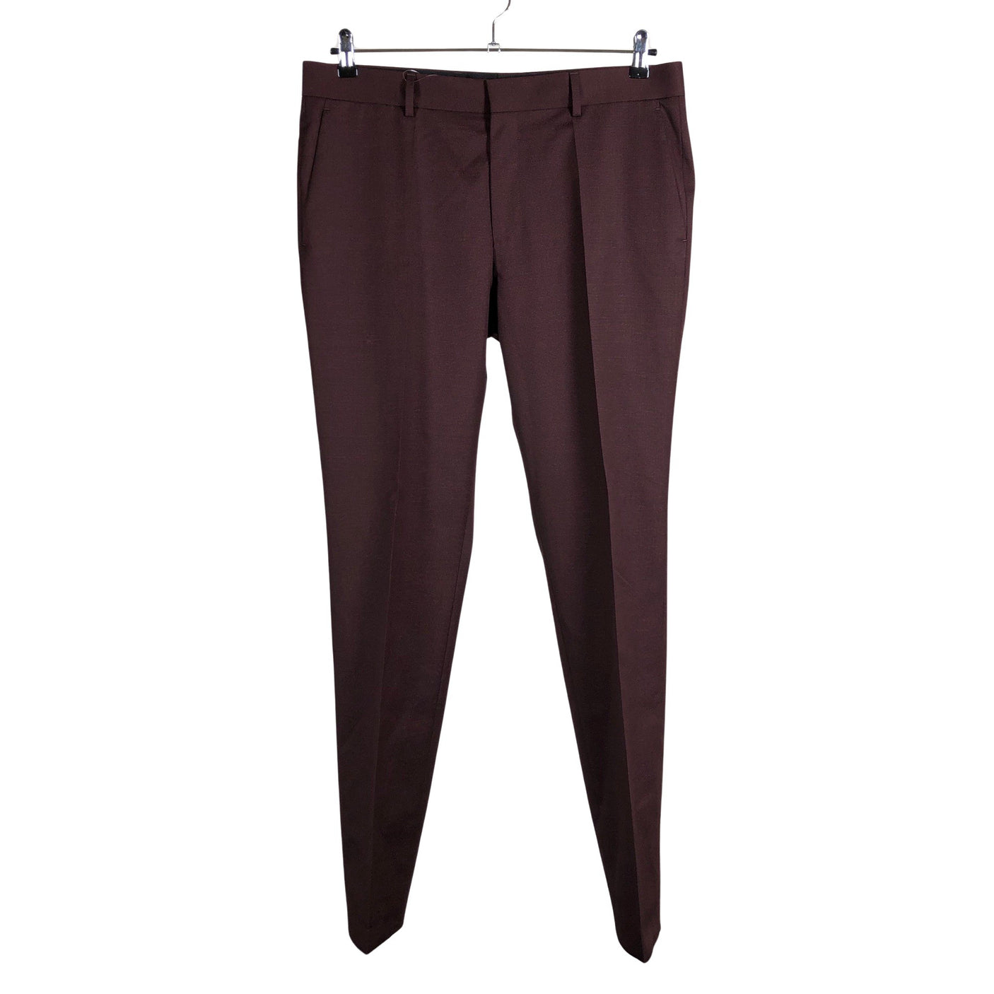Unisex Hugo Boss - Suit pants, size XL - Wine red (1)