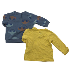 Unisex TEX - Sweatshirt, size 62 - 68 - Light blue (2)