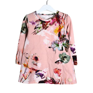 Unisex Wilkas - Tricot dress, size 98 - 104 - Light pink (1)