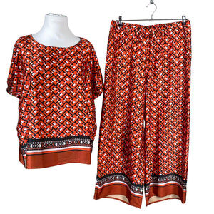 Unisex Fiorella Rubino - Short-sleeved blouse, size 40 - Red (1)