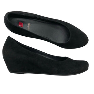 Unisex Högl - Wedge heel shoes, size 38 - Black (1)