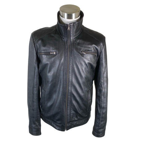 Unisex Friitala - Leather jacket, size S - Black ()