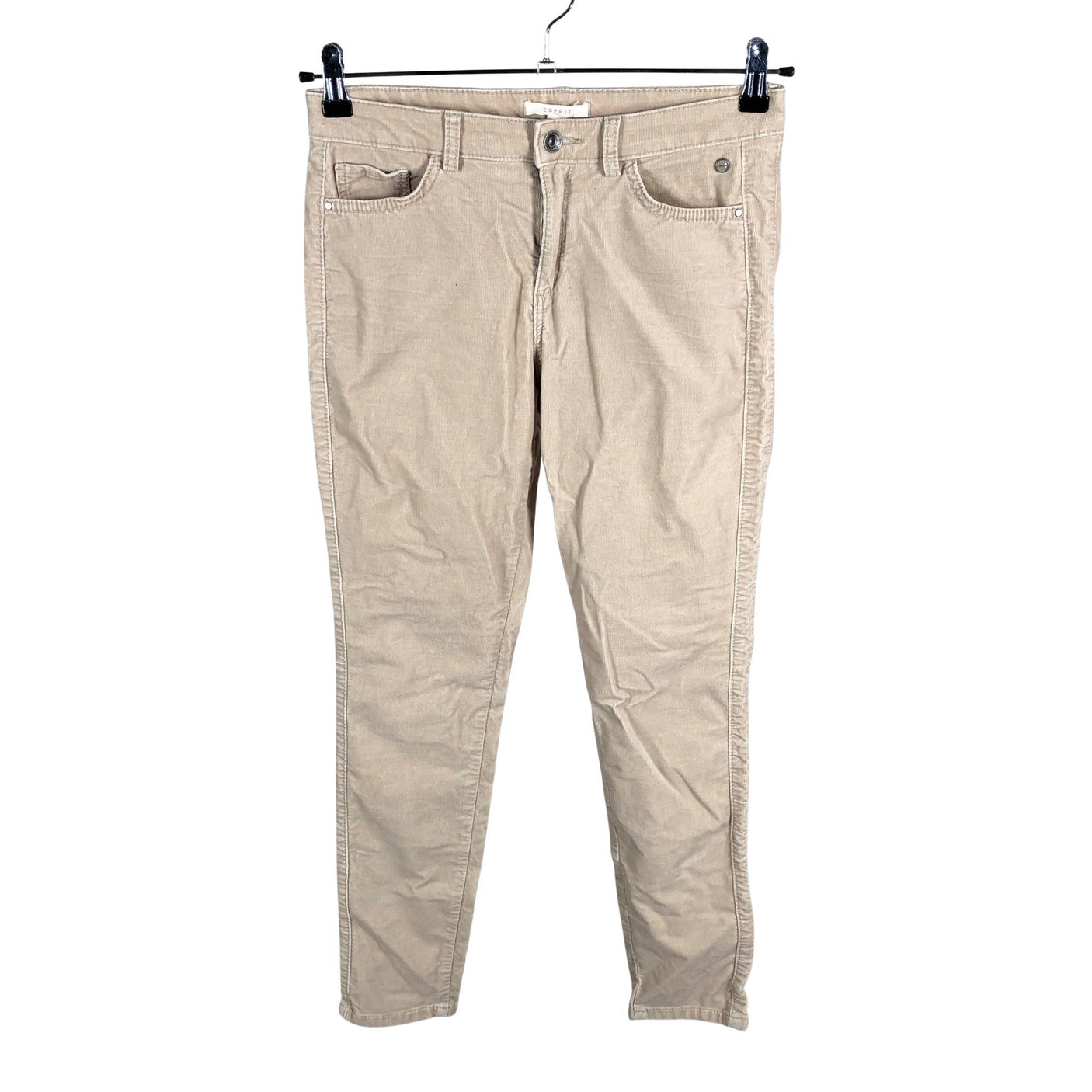 Unisex Esprit - Velvet pants, size 36 - Beige (1)