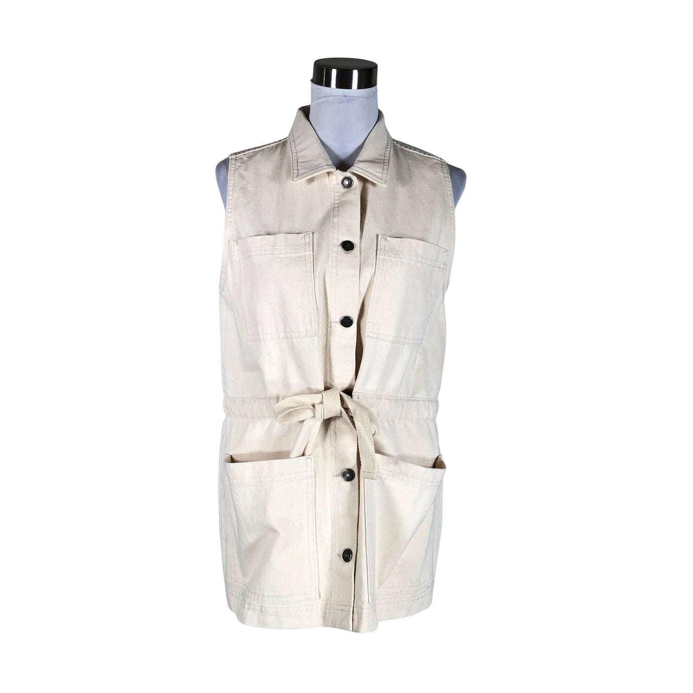 Unisex Nanso - Denim vest, size 38 - Beige (1)