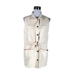 Unisex Nanso - Denim vest, size 38 - Beige (1)