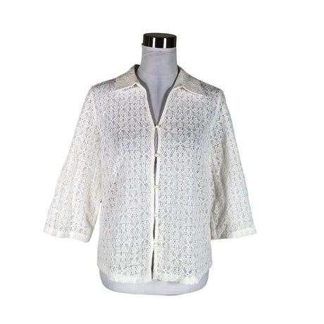Unisex Cream - Cardigan, size 38 - White ()