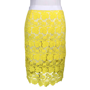 Unisex Rebecca Minkoff - Fabric skirt, size 36 - Yellow (1)