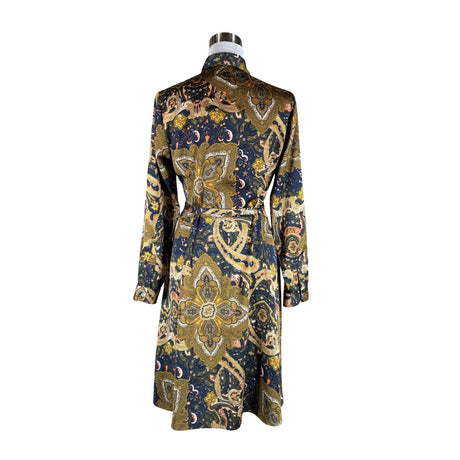 Unisex Sand - Schiffon dress, size 36 - Green (2)