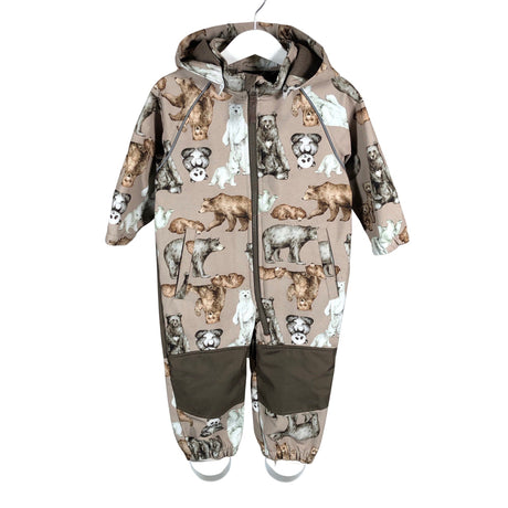 Unisex Name It - Soft shell jumpsuit, size 74 - 80 - Brown ()