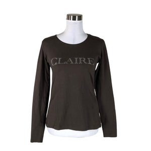 Unisex Claire.dk - Tricot shirt, size 36 - Brown (1)