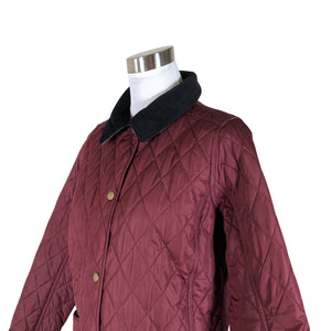 Unisex Barbour - Quilted jacket, size 38 - Wine red (3)