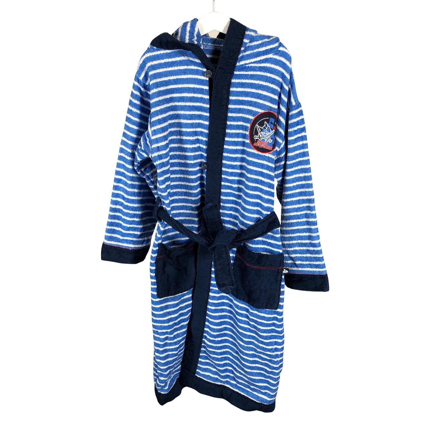 Unisex Schiesser - Bathrobe, size 122 - 128 - Blue (1)