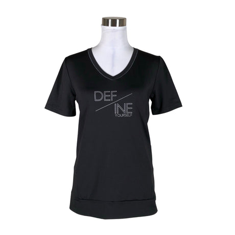 Unisex Energetics - Sports shirt, short sleeve, size 40 - Black ()