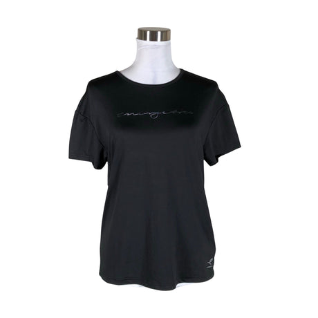 Unisex Energetics - Sports shirt, short sleeve, size 40 - Black ()