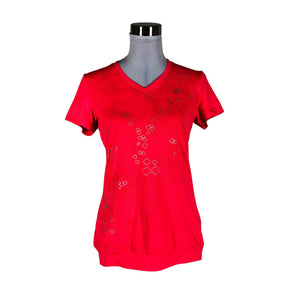 Unisex Energetics - Sports shirt, short sleeve, size 38 - Red (1)