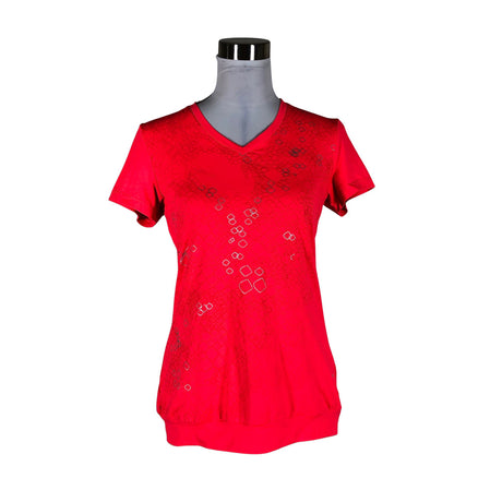 Unisex Energetics - Sports shirt, short sleeve, size 38 - Red ()