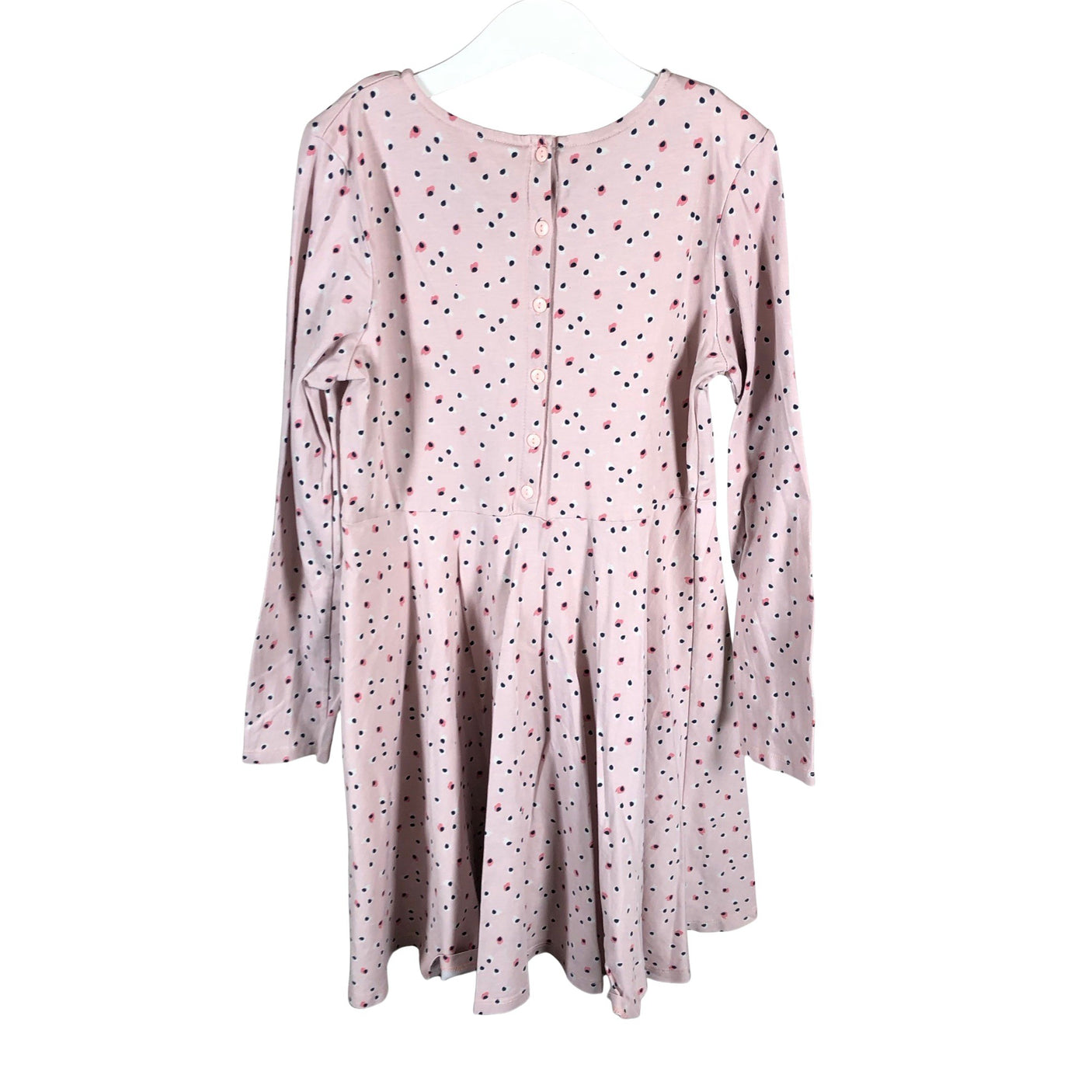 Unisex Polarn O. Pyret - Tricot dress, size 146 - 152 - Light pink (2)