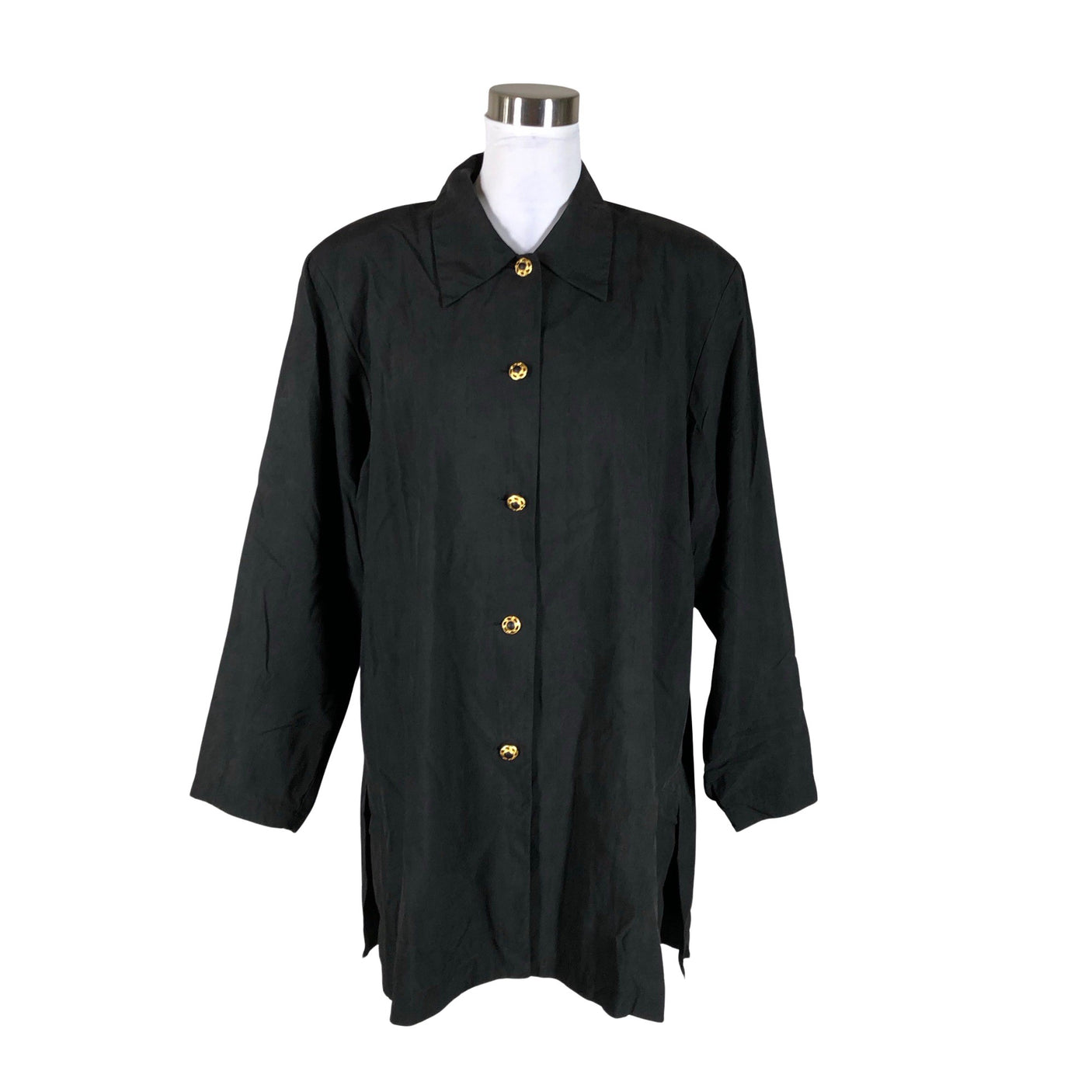 Unisex Stockmann Silk - Blouse, size 40 - Black (1)