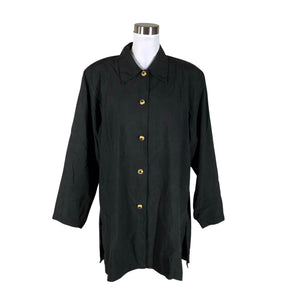 Unisex Stockmann Silk - Blouse, size 40 - Black (1)